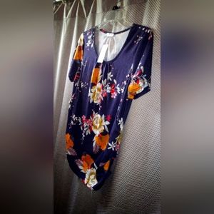 Ekouaer Floral Nursing Tshirt